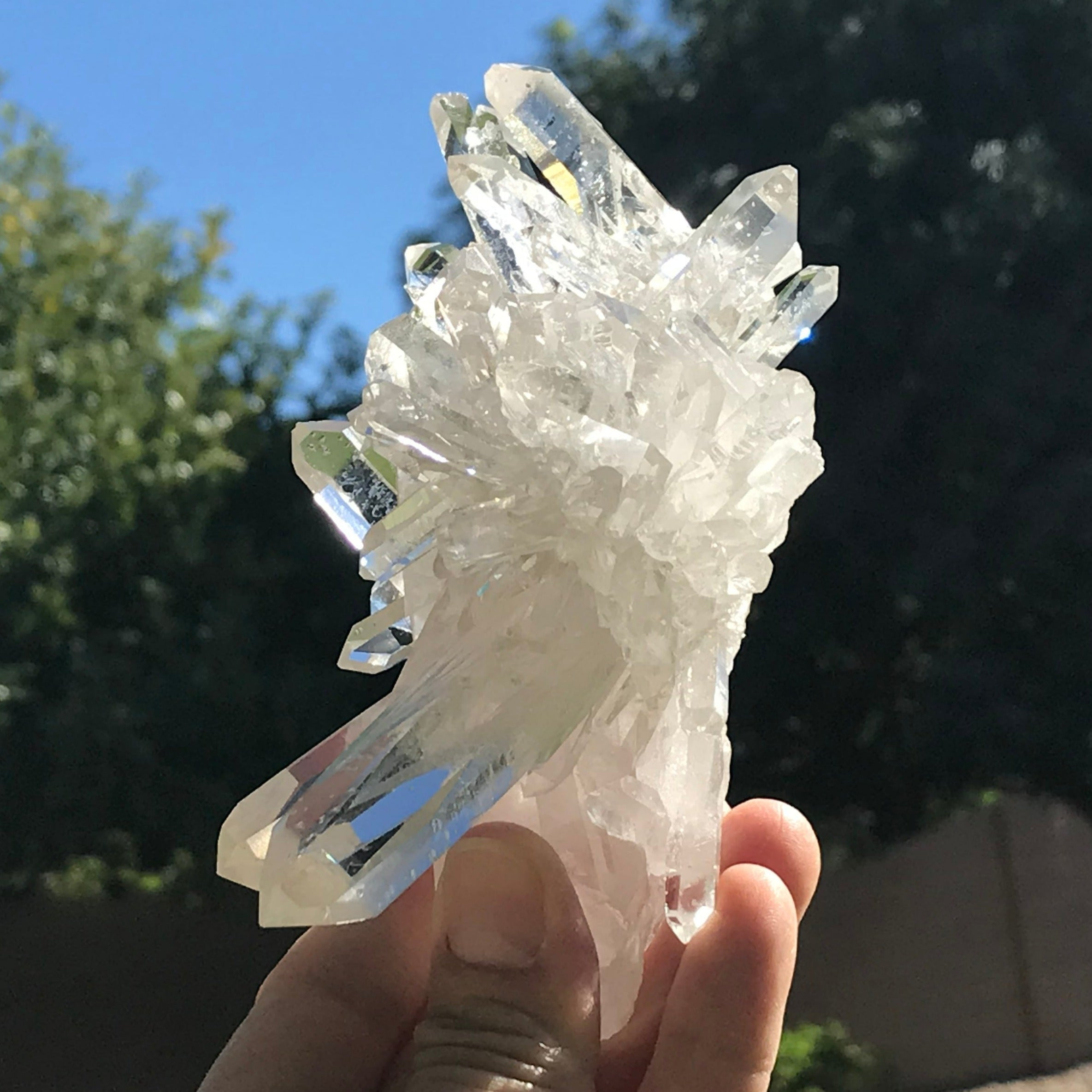 Multitude of Points Crystal Cluster