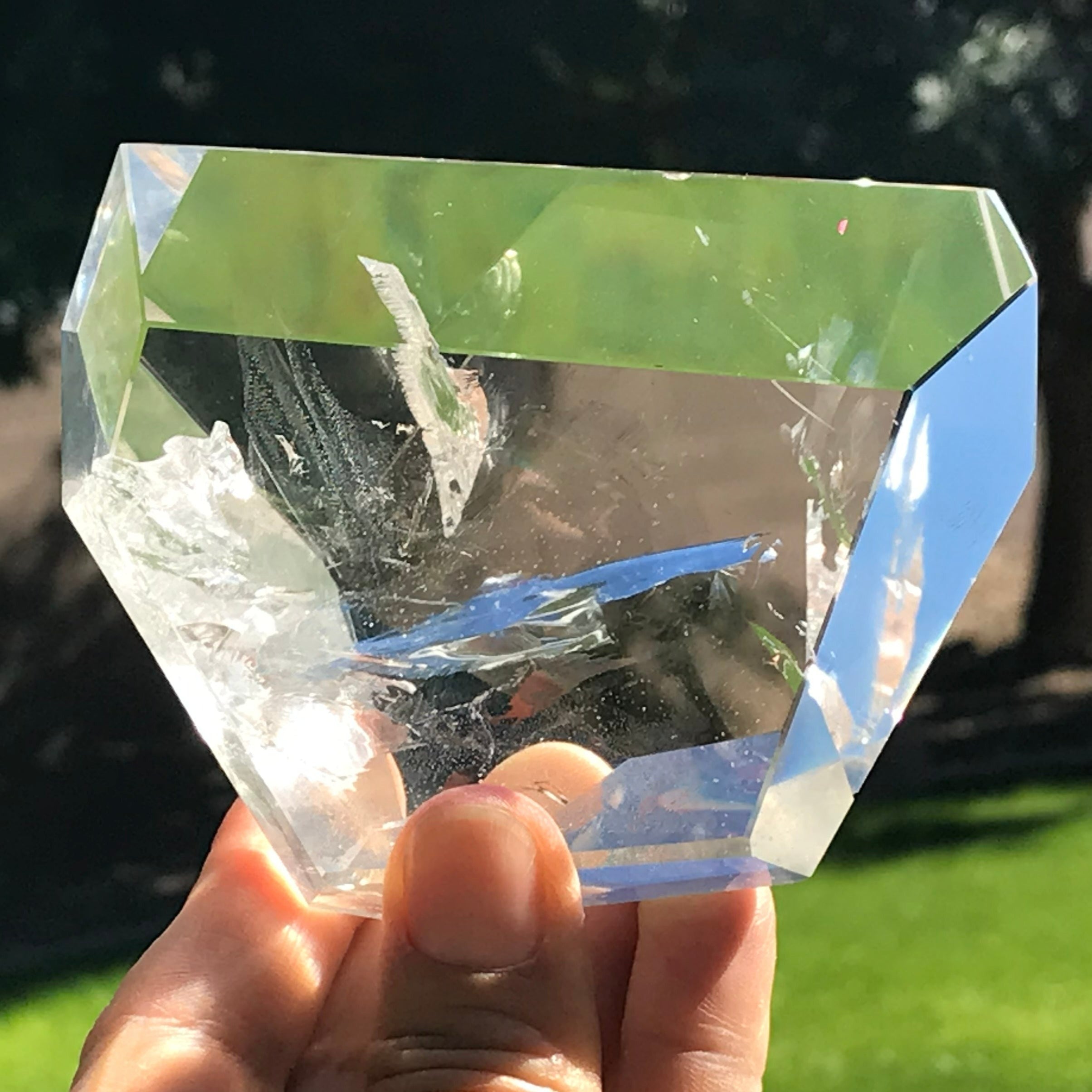 Pristine Abstract Shaped Crystal Freeform