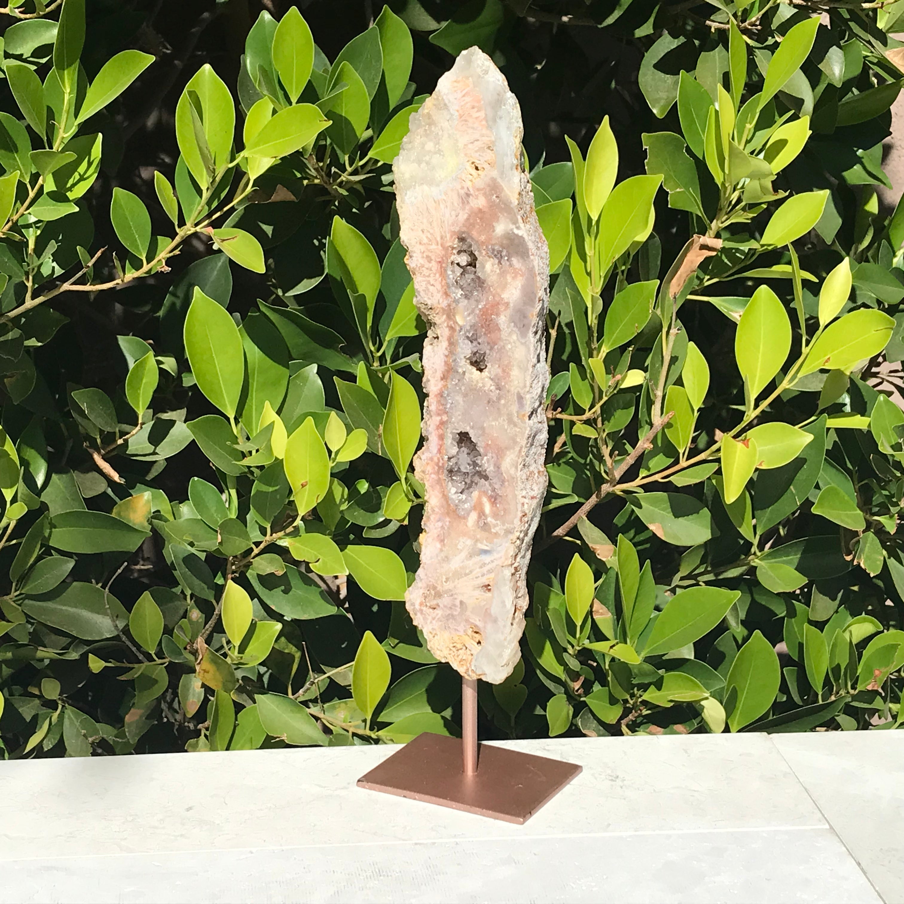 Tall Standing Rose Jasper Slab