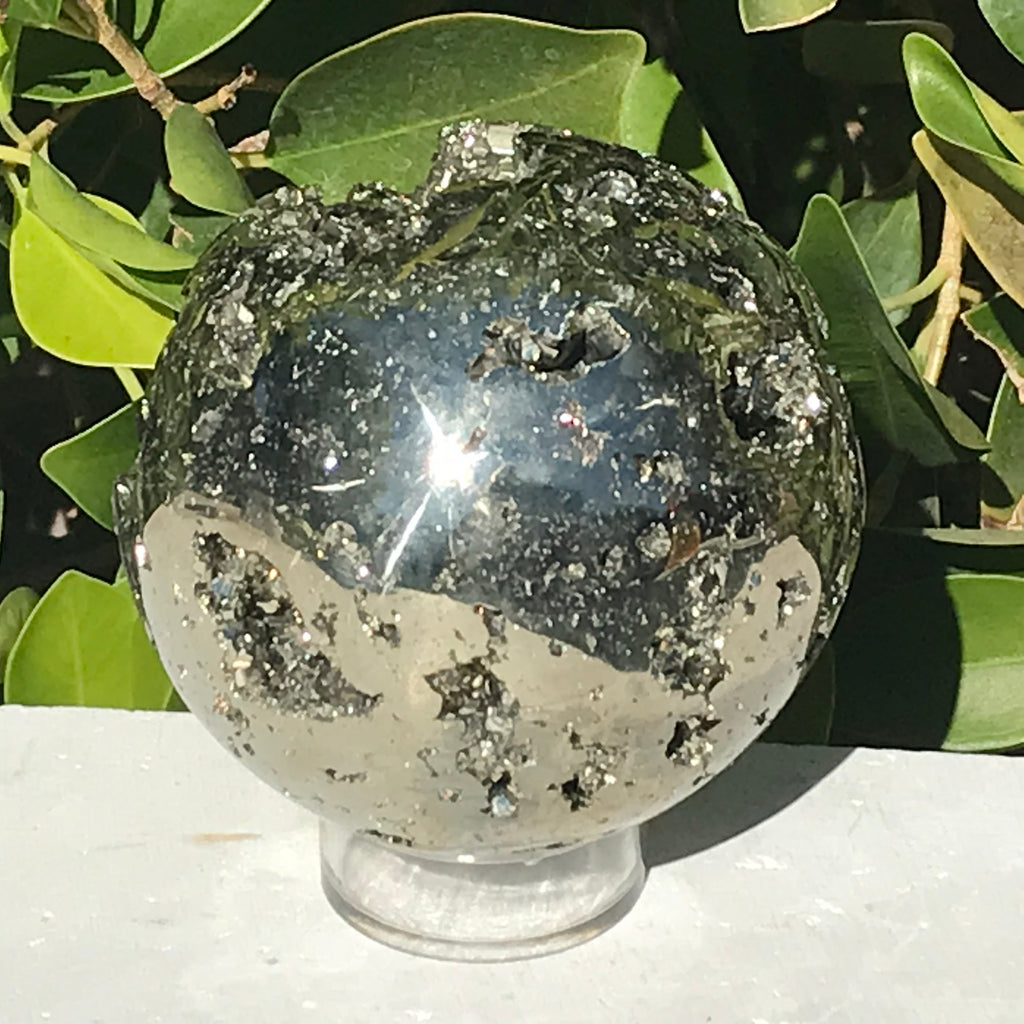 Shiny Peruvian Pyrite Sphere