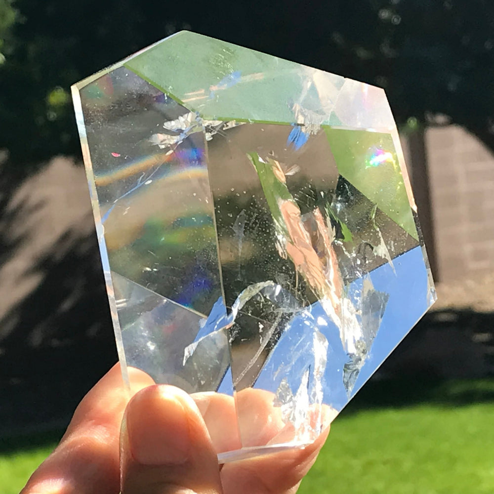 Pristine Abstract Shaped Crystal Freeform