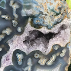 Orbed Patterned Agate Freeform