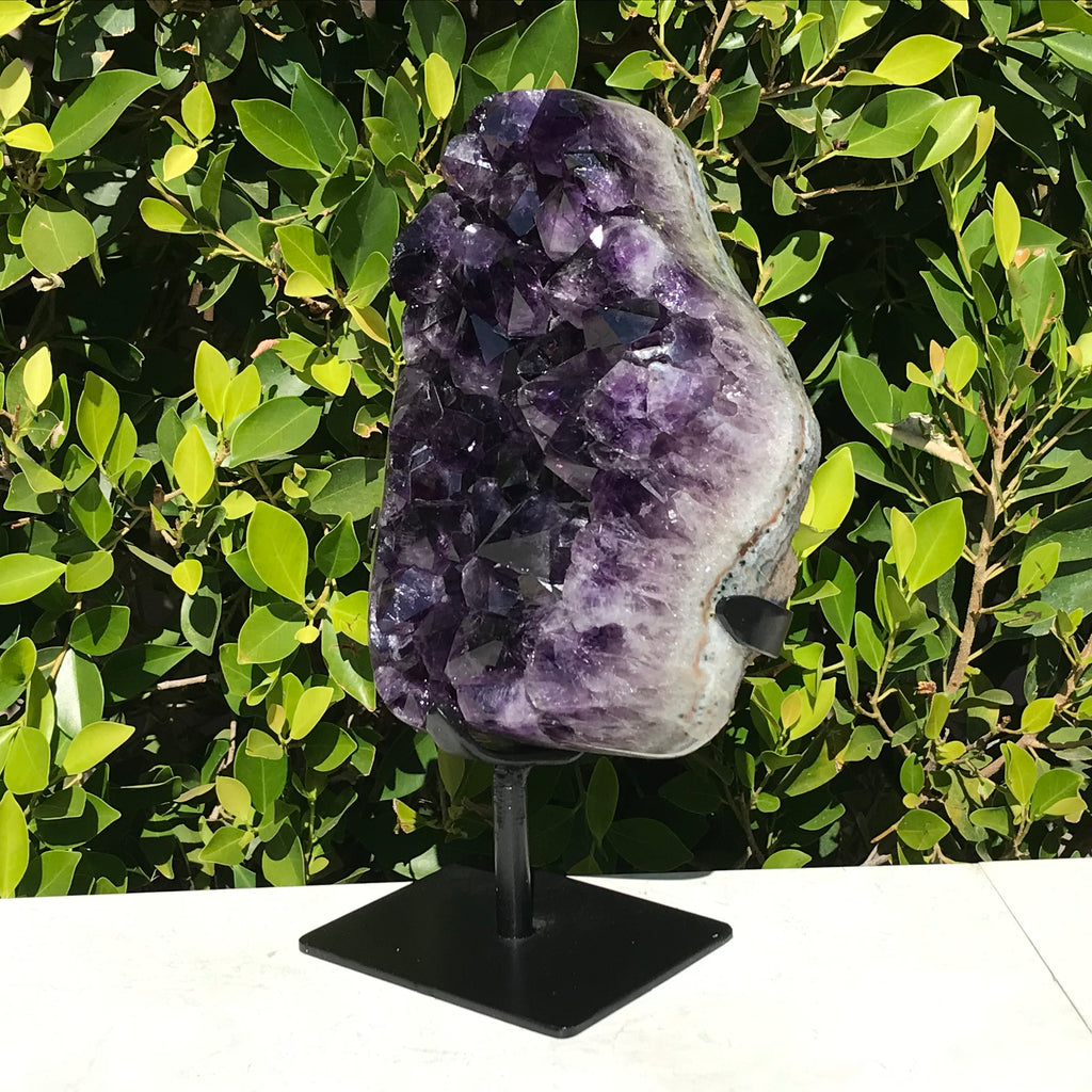 Large Amethyst Crystals Cluster
