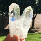 Twin Points Brazilian Crystal Cluster