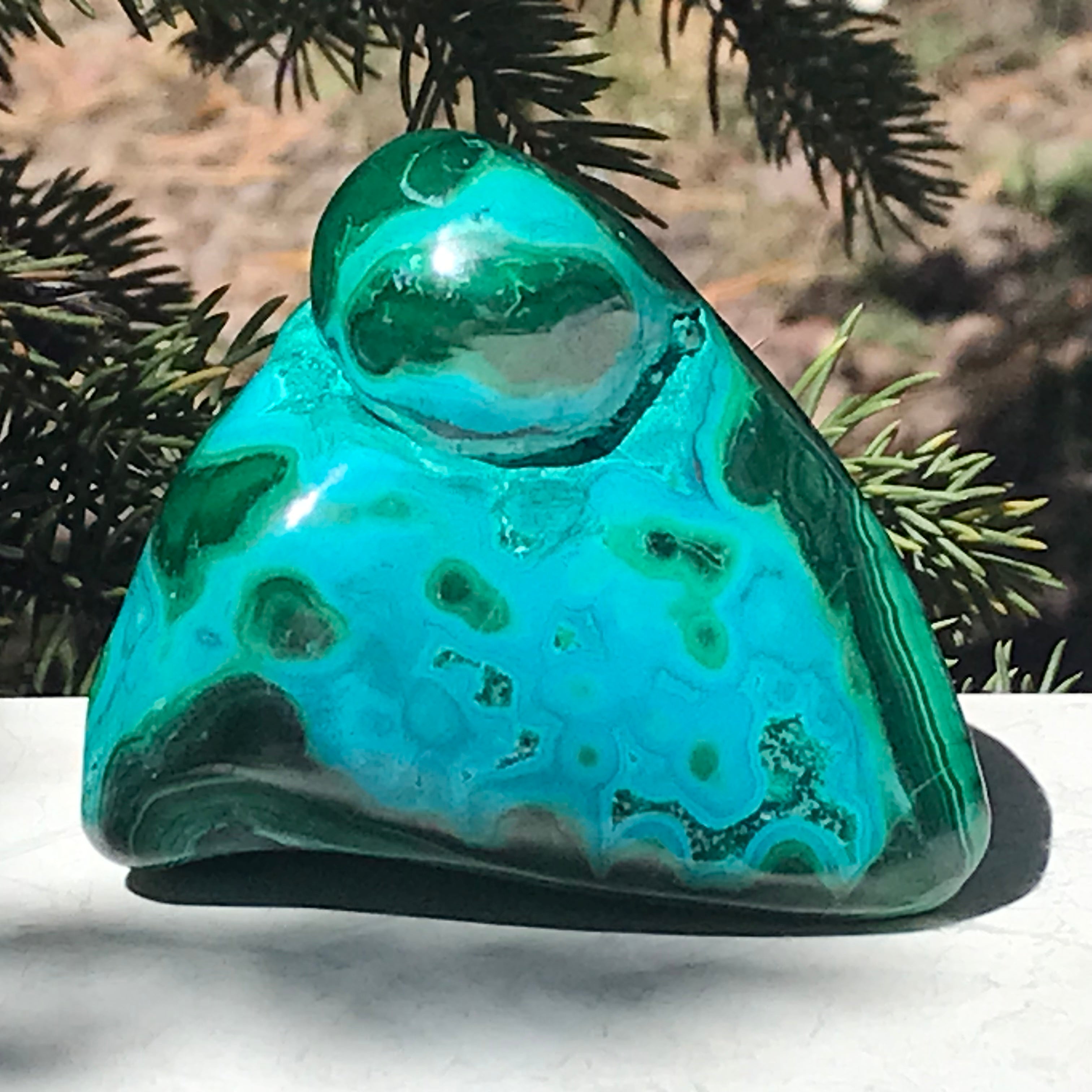 Chrysocolla Faced Malachite
