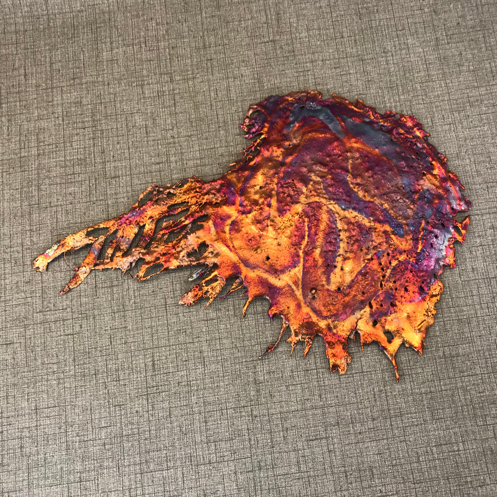 Flashy Rainbow Splash Copper Decor