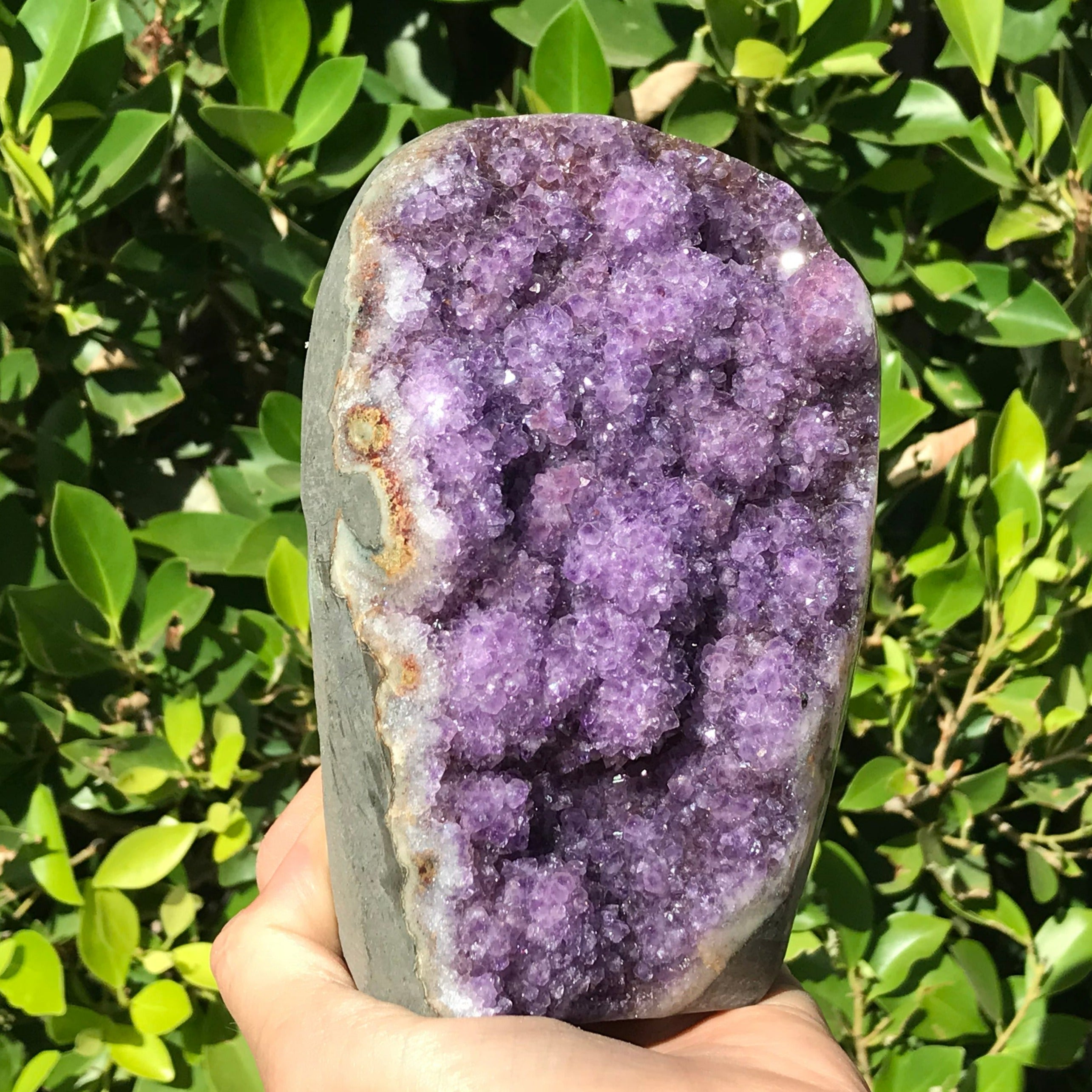 Spherical Amethyst Faced Freeform