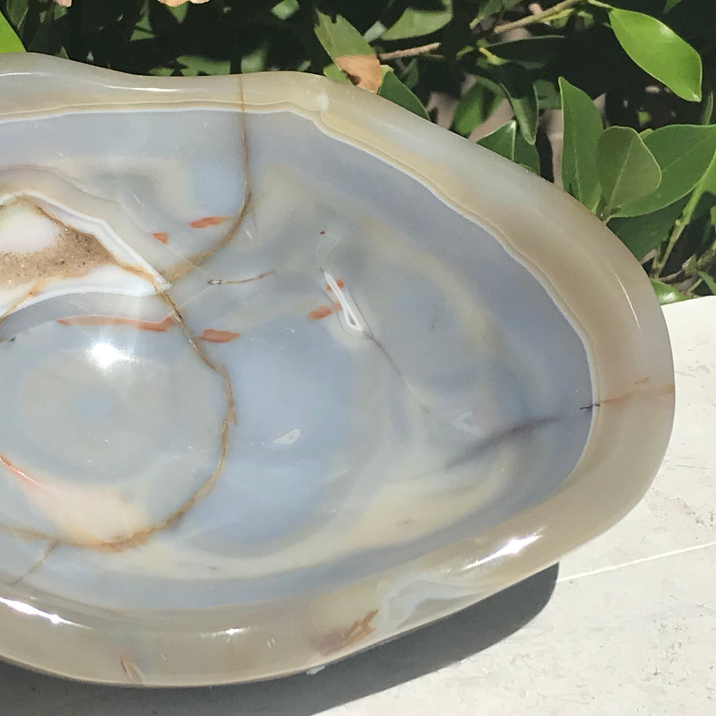 Pastel Banded Agate Bowl