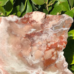 Quartz Crystal/ Rose Jasper Slab