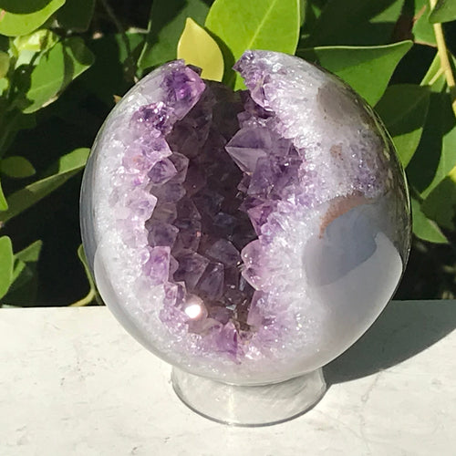 Amethyst Geode Sphere