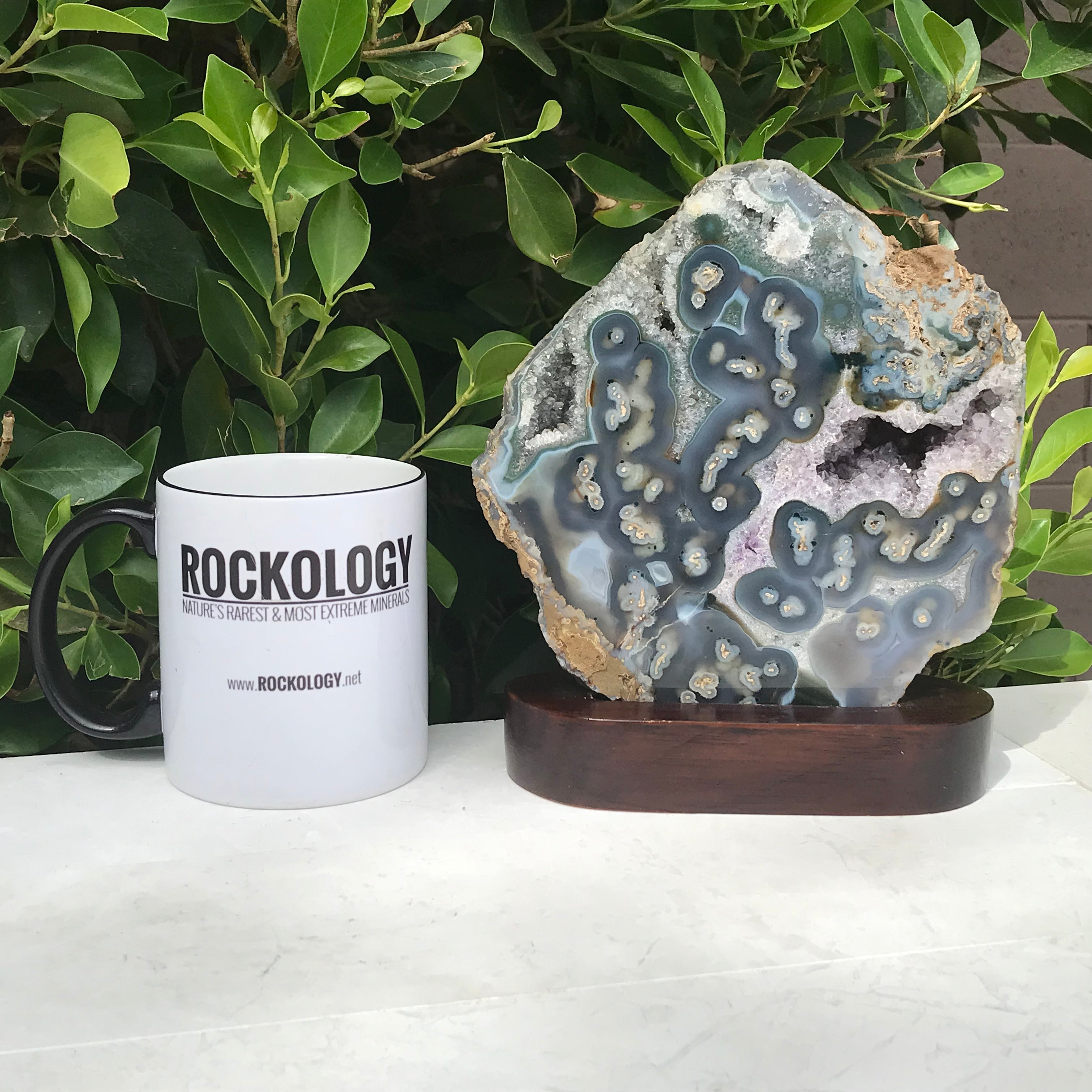 Orbed Patterned Agate Freeform