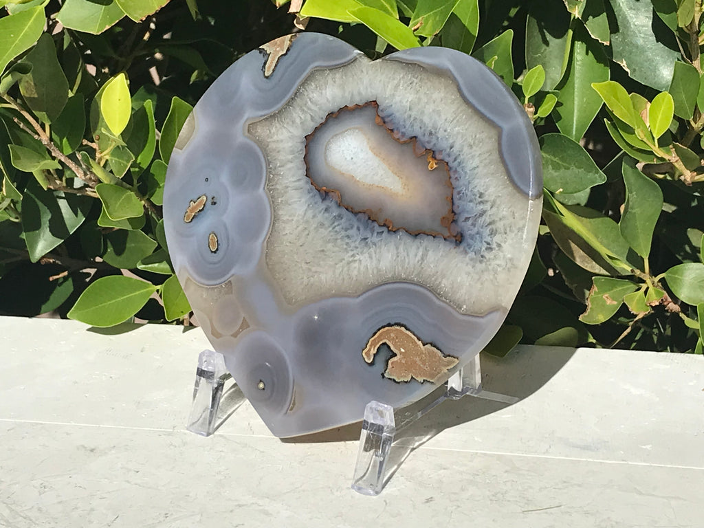 Exquisite Brazilian Agate Heart
