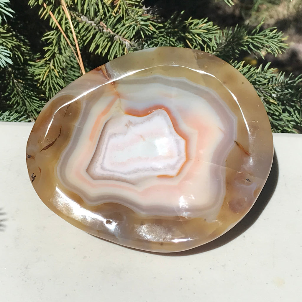 Colorful Banded Agate Bowl