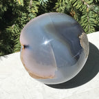 Glistening Agate Geode Sphere