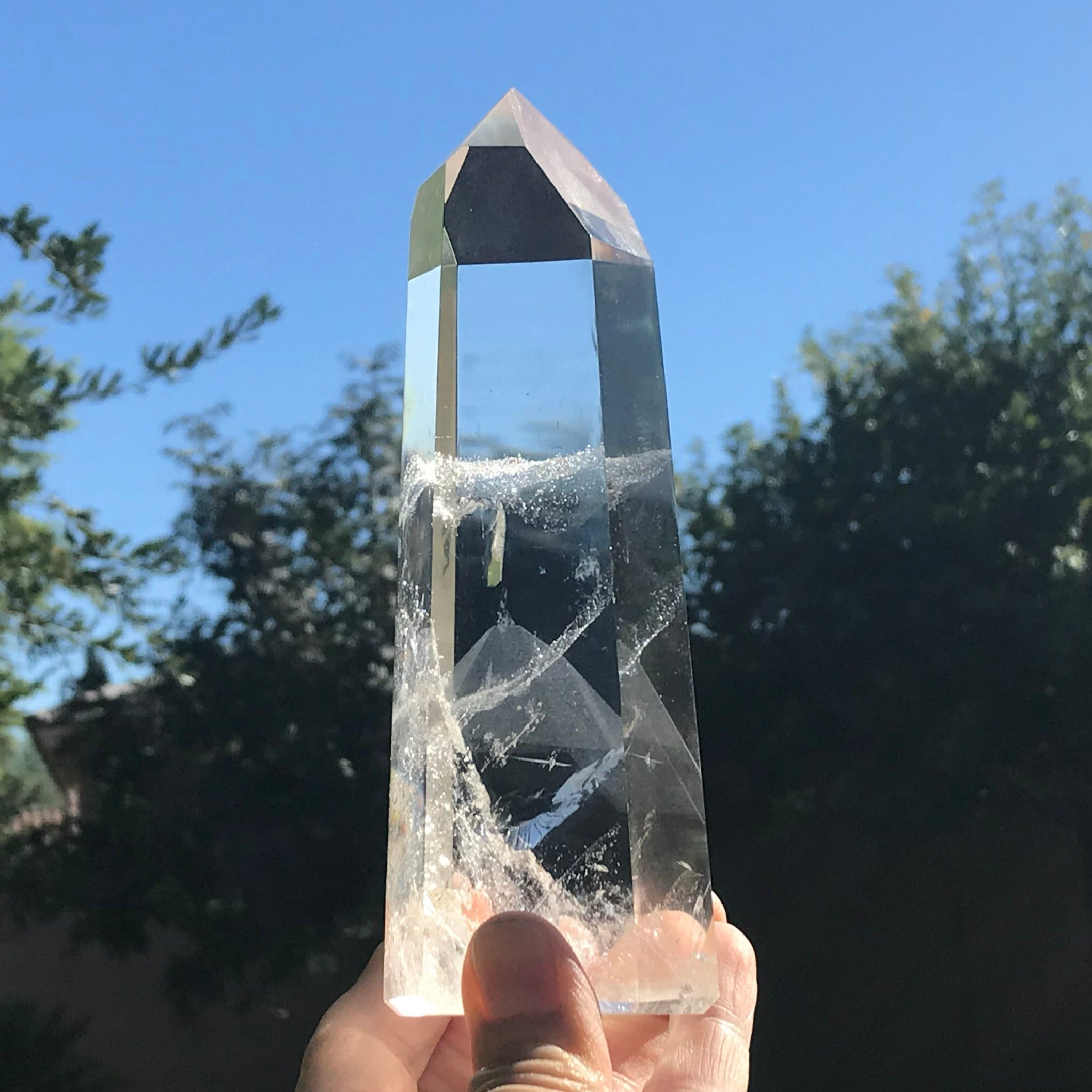 Phantom Brazilian Crystal Point