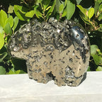 Pyrite Bear Sculpture
