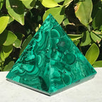 African Malachite Pyramid