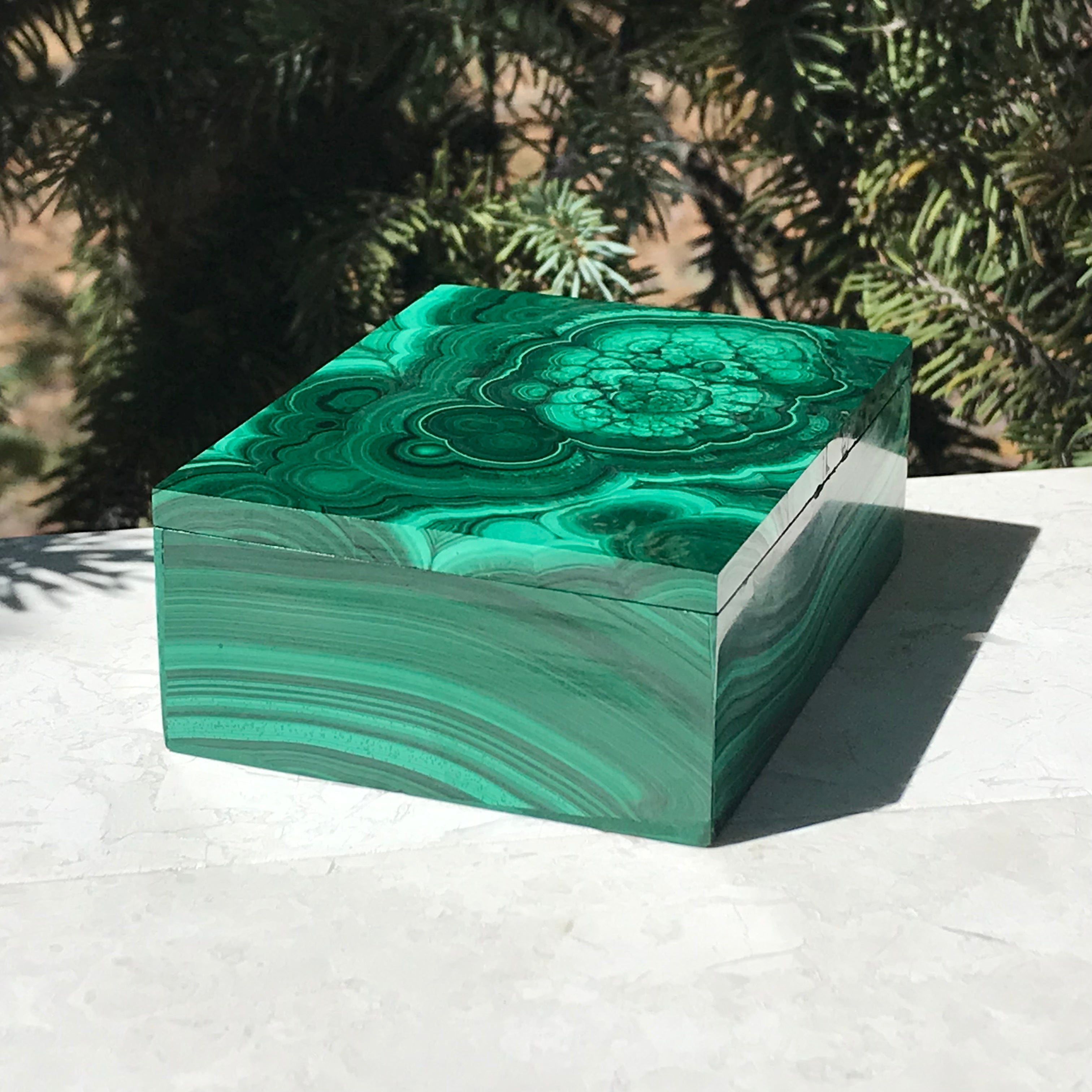Malachite Jewelry Box