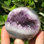 Amethyst Geode Sphere