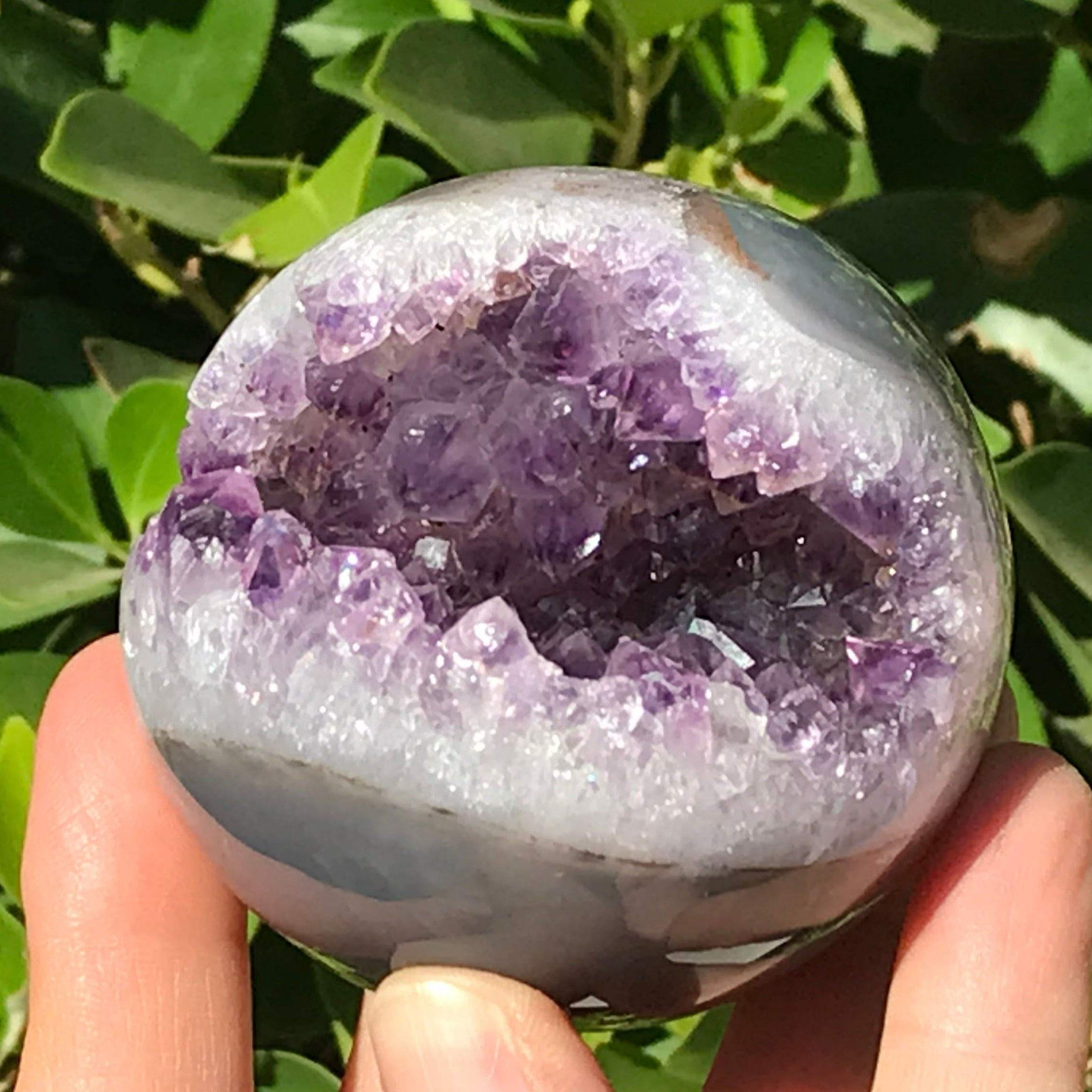 Amethyst Geode Sphere