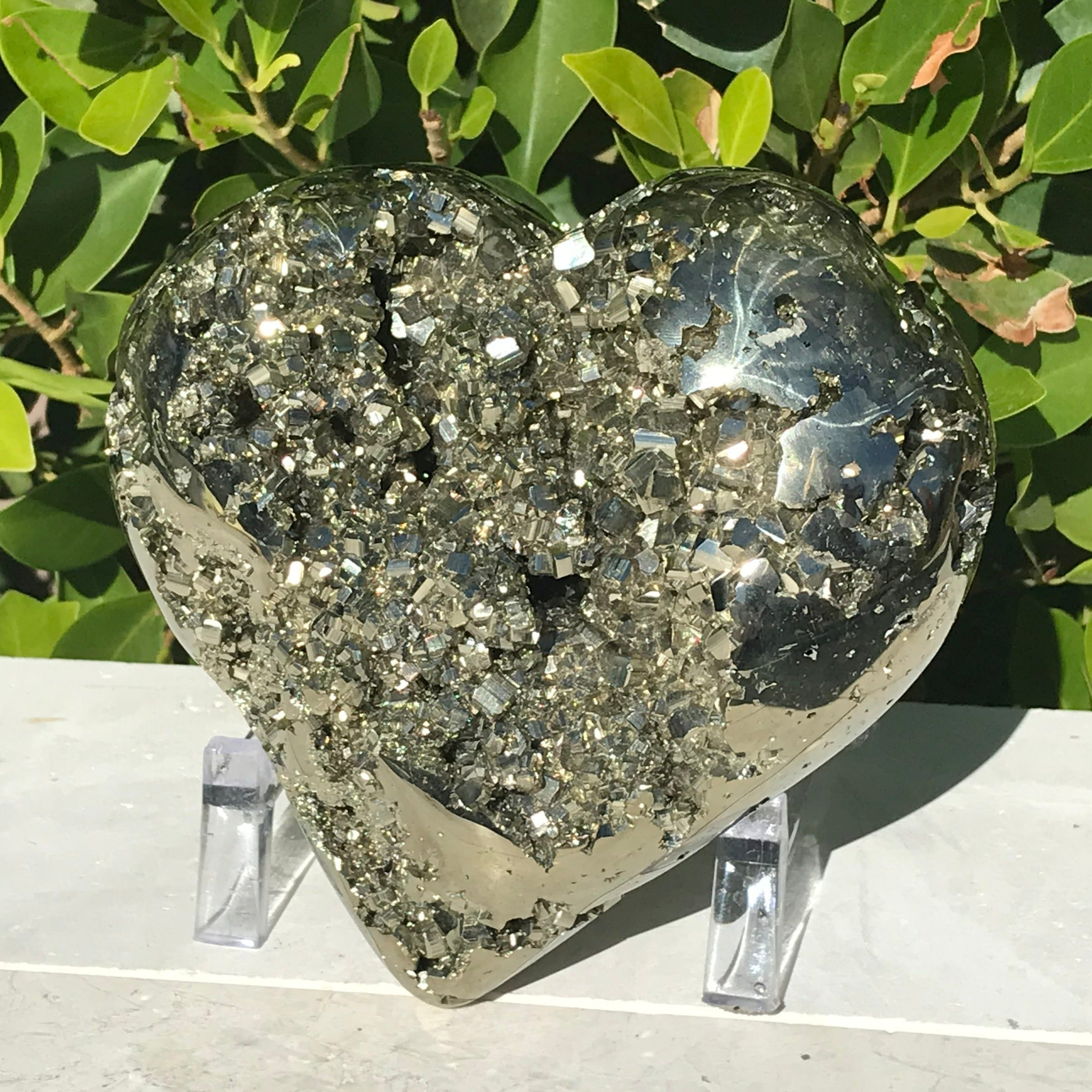 Enormous Peruvian Pyrite Heart