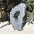 Multitude of Delicate Lines Agate Slice