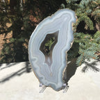 Multitude of Delicate Lines Agate Slice