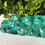 Polished Malachite/Chrysocolla Plate