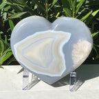 Delicate Agate Heart