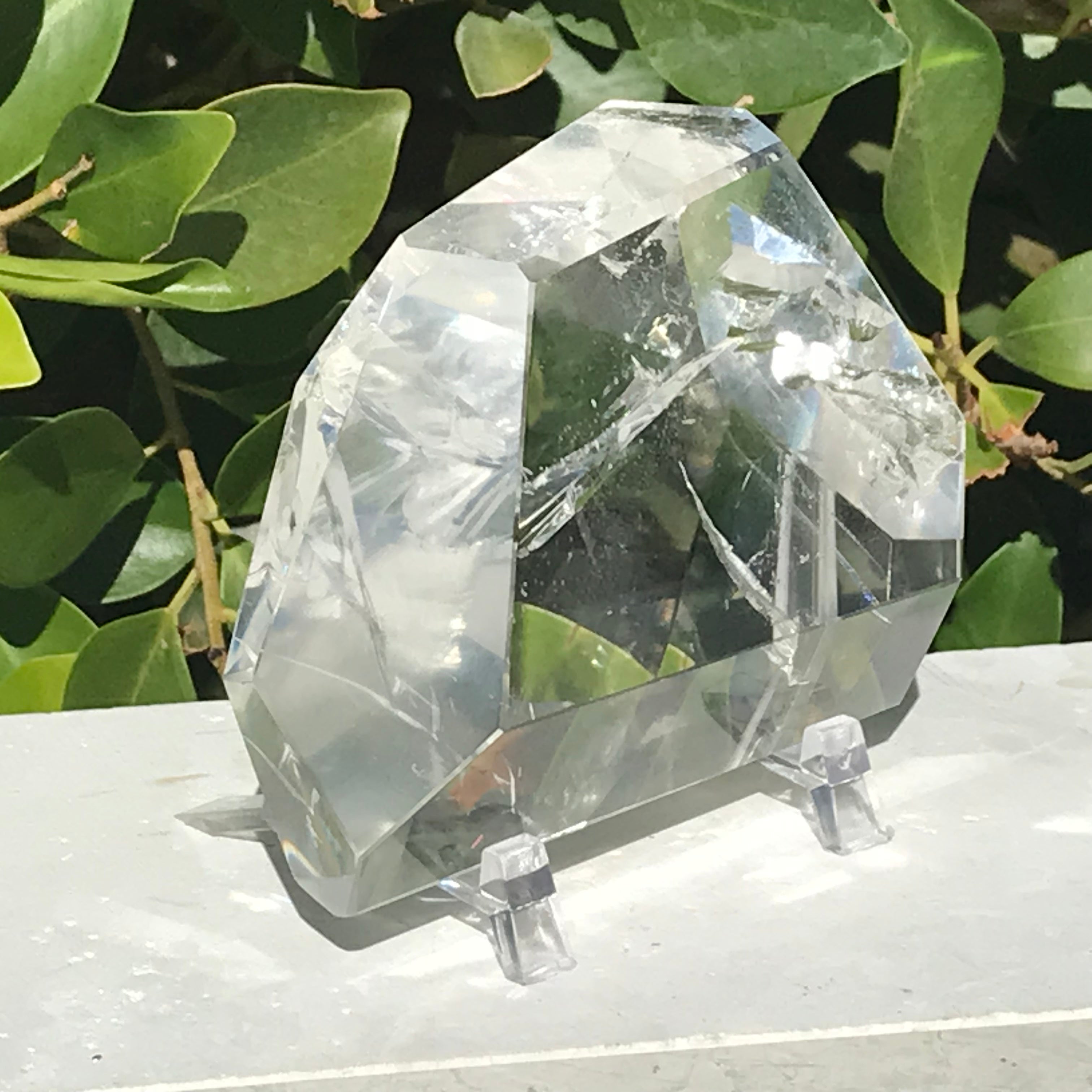 Pristine Abstract Shaped Crystal Freeform