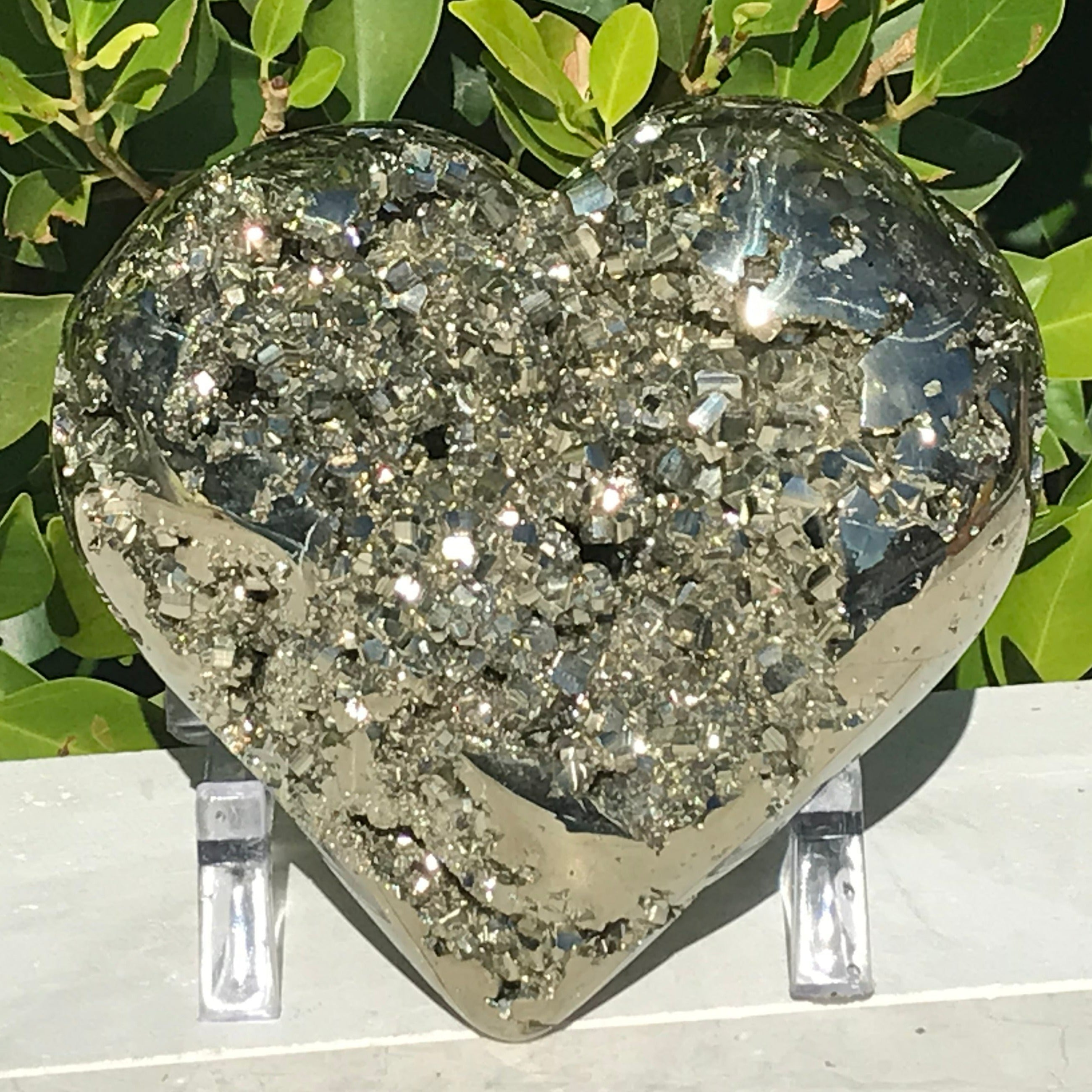 Enormous Peruvian Pyrite Heart
