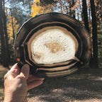 Translucent Crystal Quartz Agate Slice