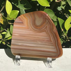Striated Brazilian Agate Slice