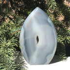 Blue Banded Agate Flame