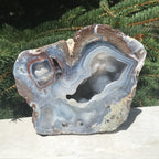 Glittering and Banded Dugway Geode #1 of Pair