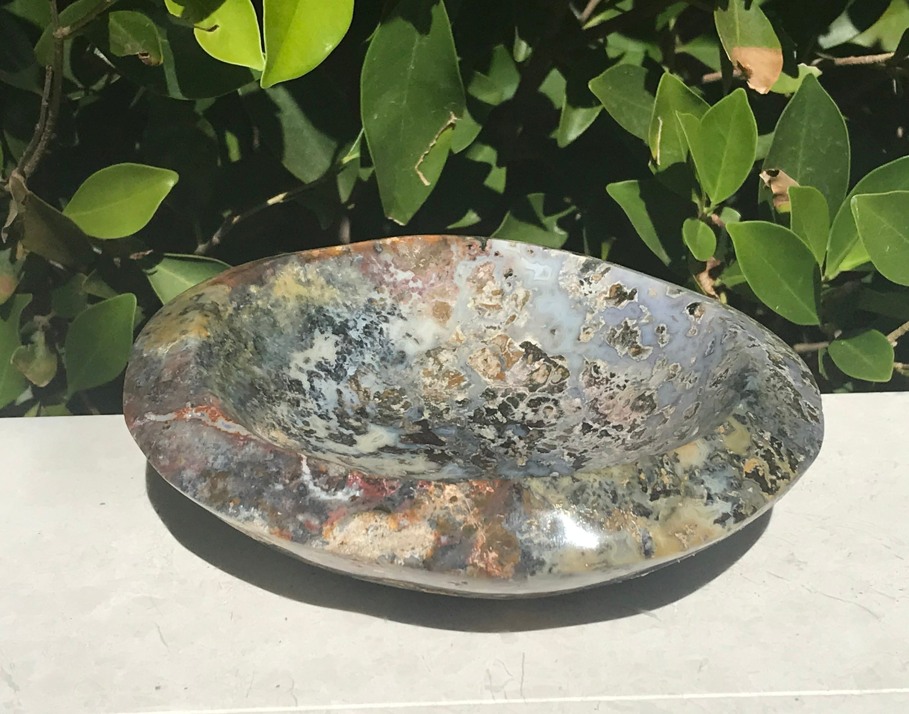 Prismatic Ocean Jasper Bowl