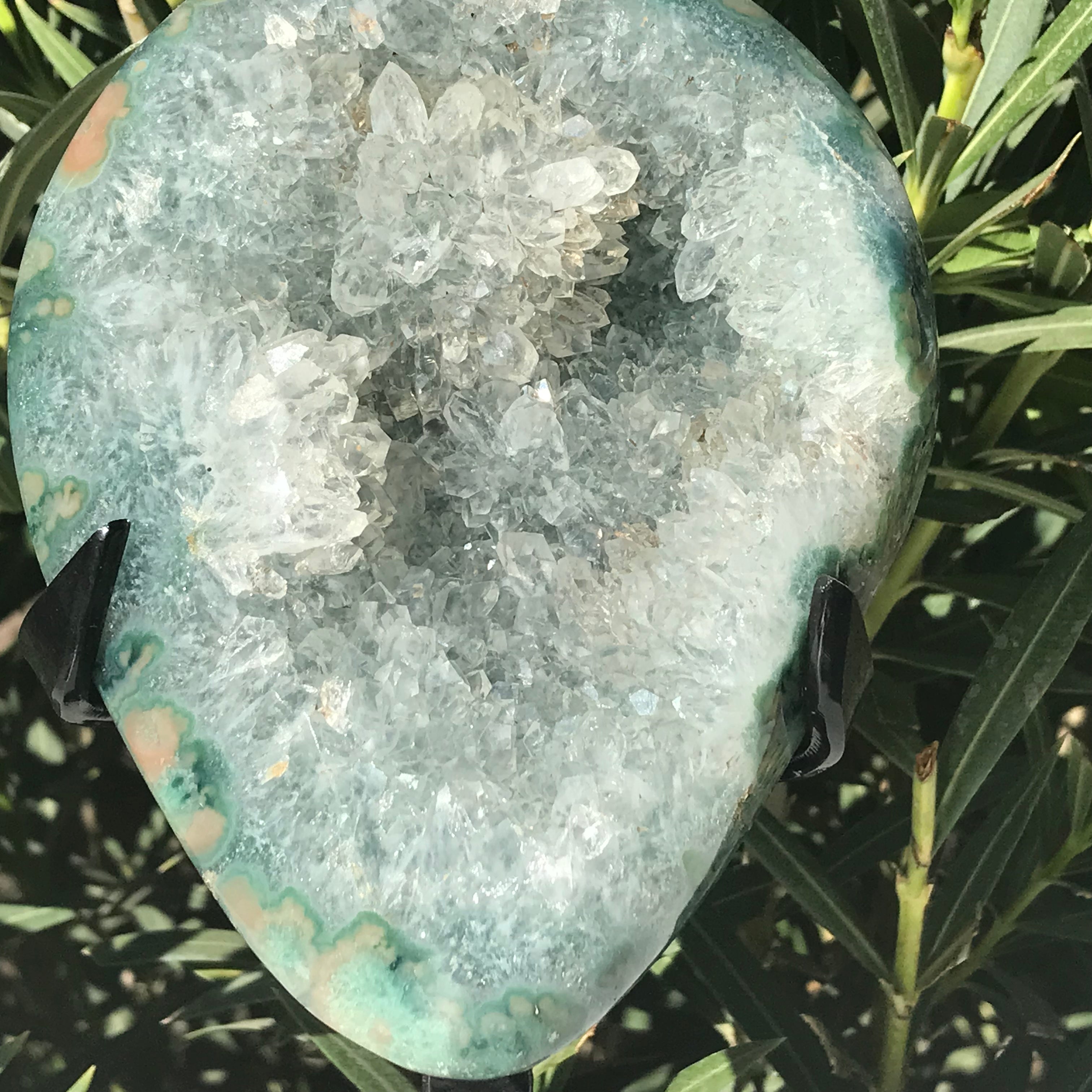 Quartz Crystal filled Agate Geode