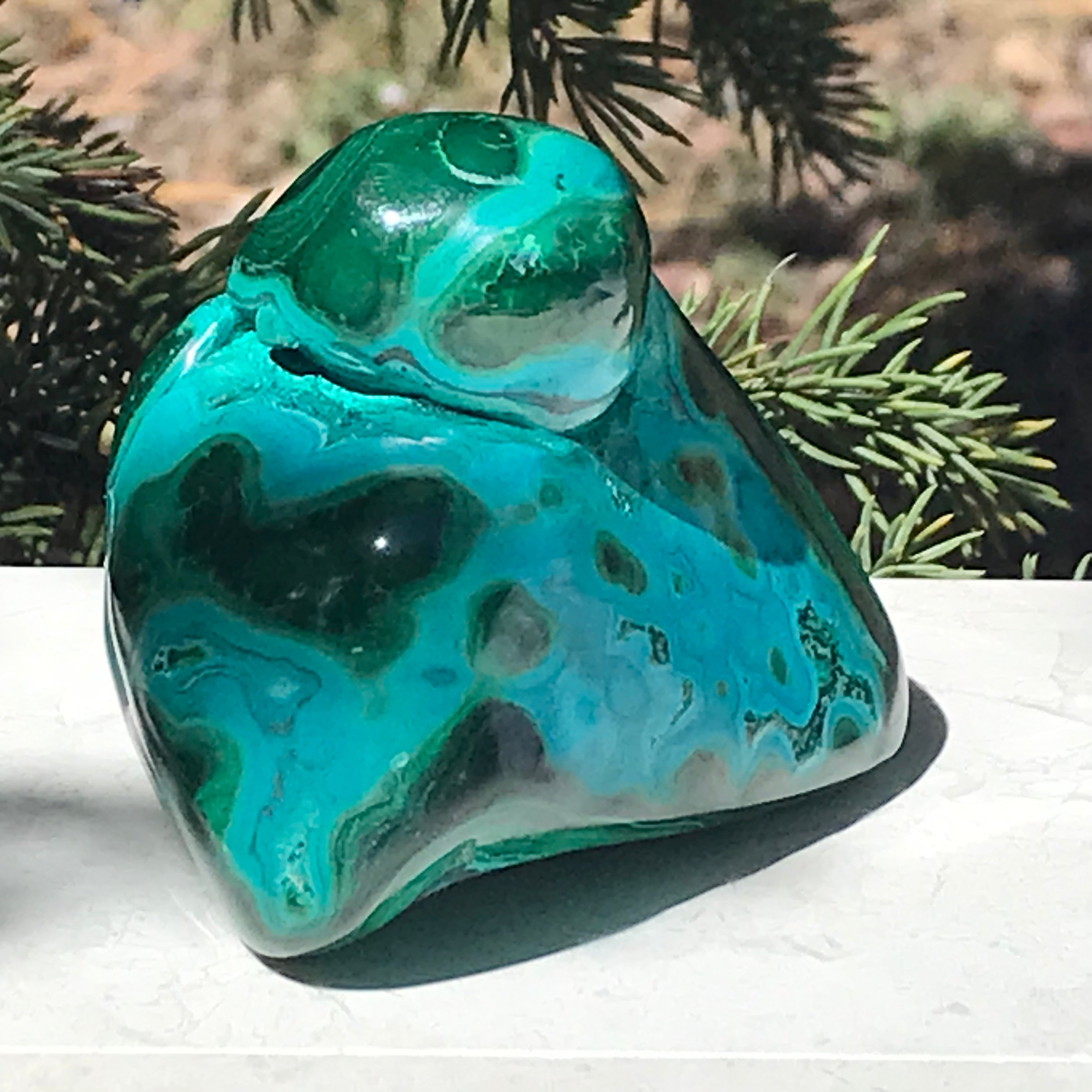 Chrysocolla Faced Malachite