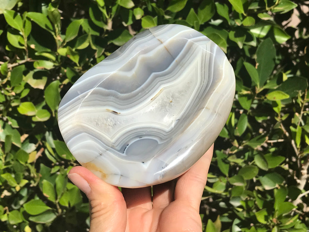 Elaborately Banded Brazilian Agate Bowl