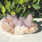Quartz Crystal Topped Cactus Quartz Slab