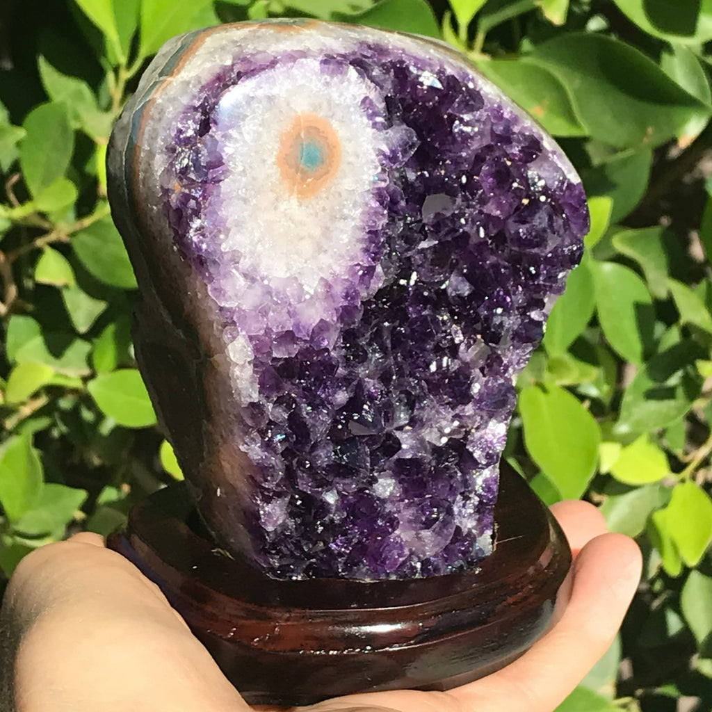Single Eyed Uruguayan Amethyst Cluster