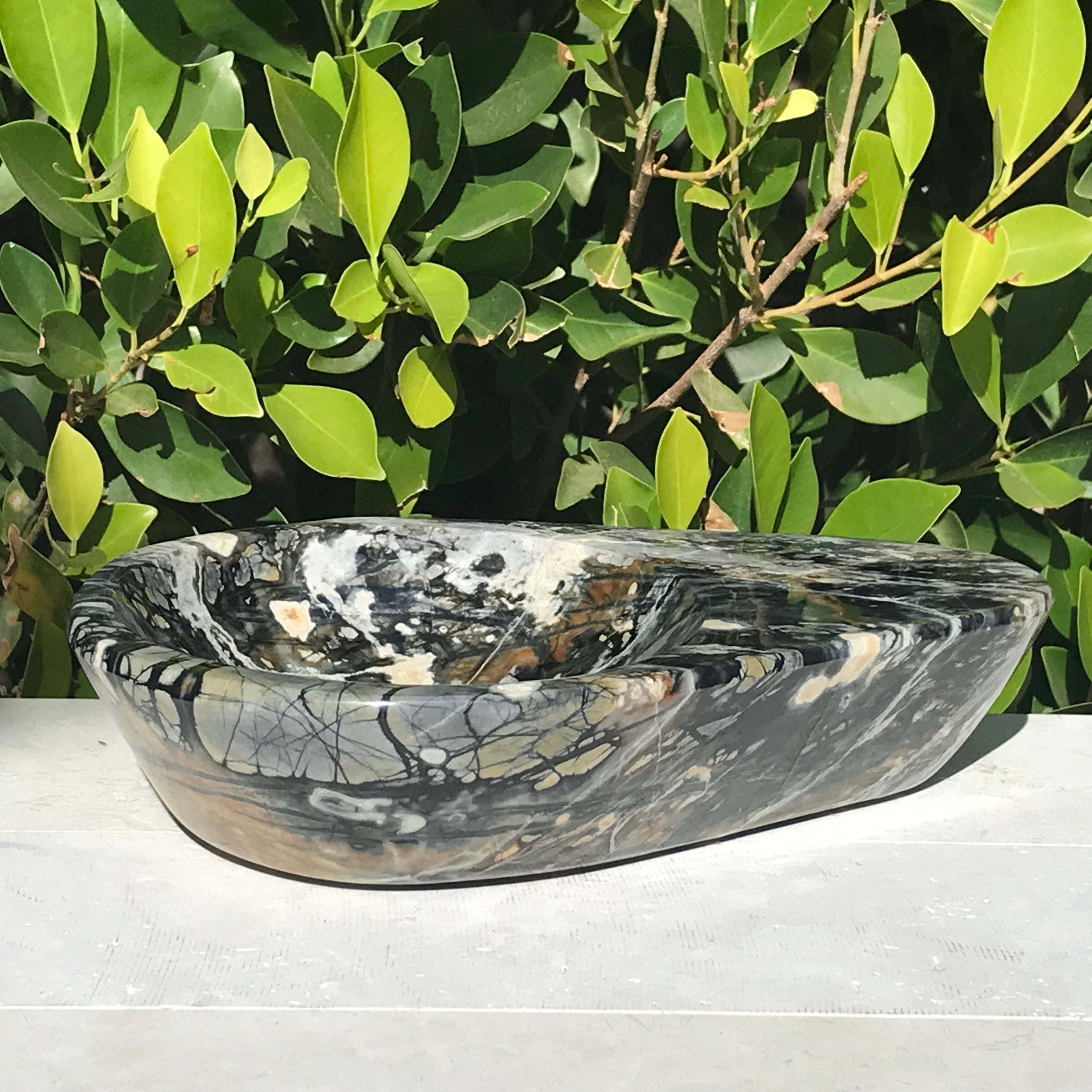 Picasso Stone Jasper Bowl