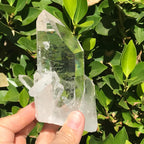 Crystal Growth on Lemurian Crystal Cluster