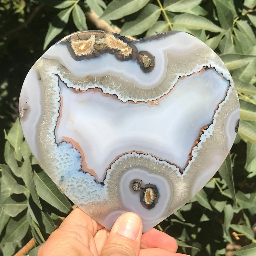 Naturally Alluring Agate Heart