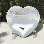 Waterline Agate Heart