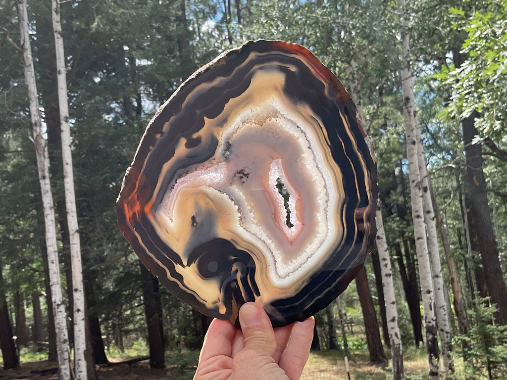 Stunningly Beautiful Brazilian Agate Slice