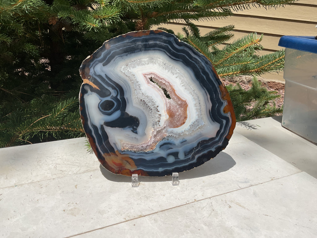 Stunningly Beautiful Brazilian Agate Slice