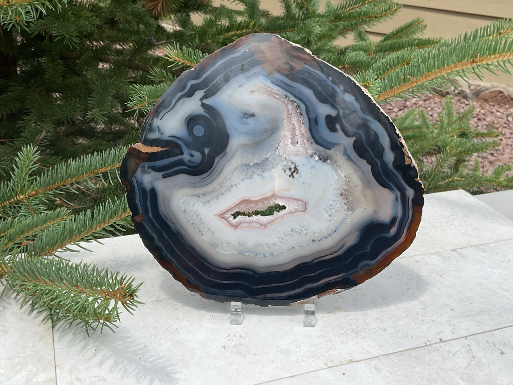 Stunningly Beautiful Brazilian Agate Slice