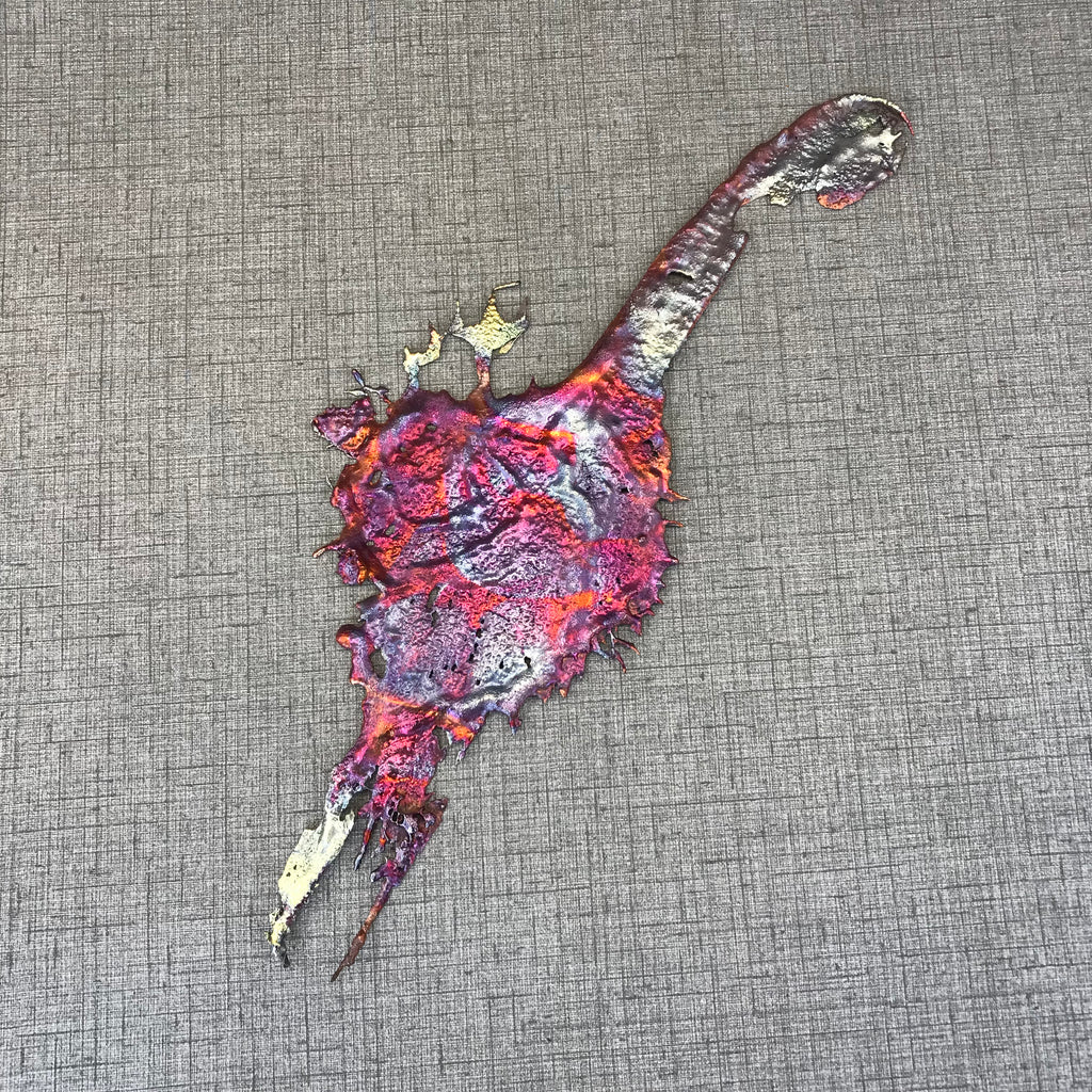 Cool Shades of Rainbow Splash Copper Decor