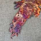 Eccentric Rainbow Splash Copper Art